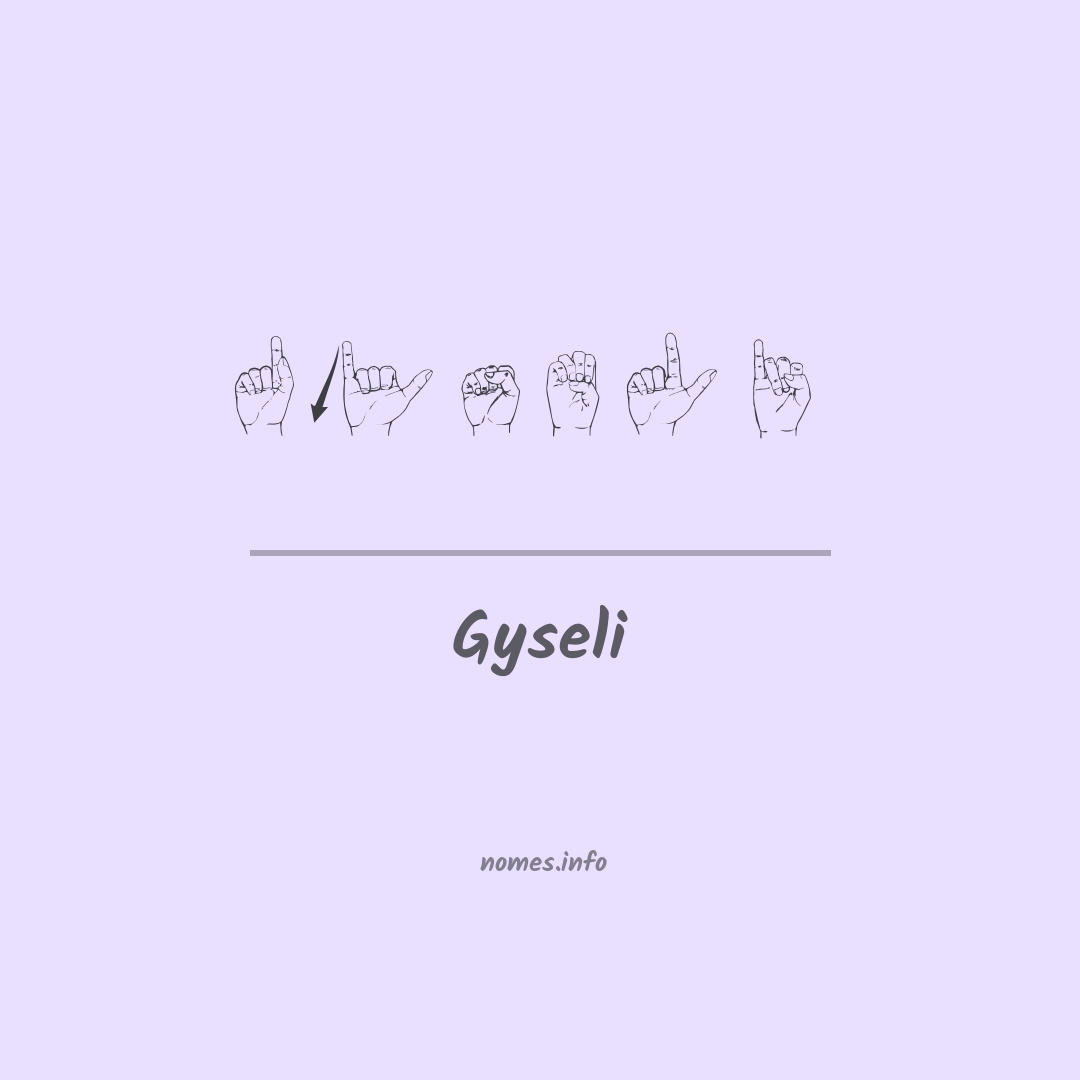 Gyseli em Libras
