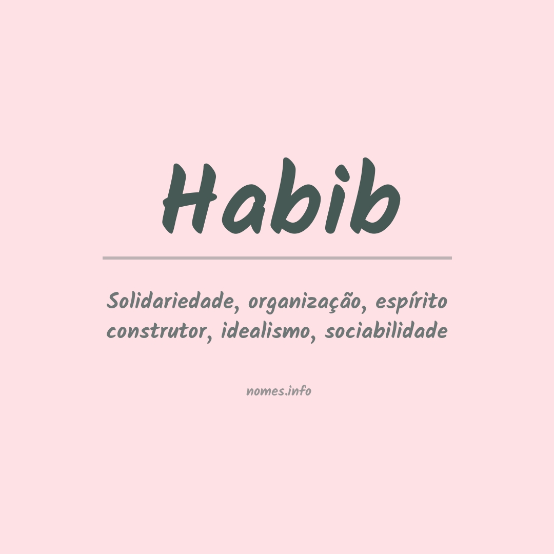 Significado do nome Habib