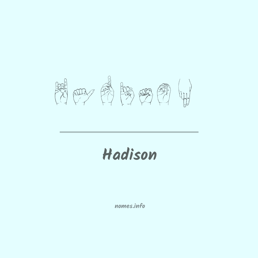 Hadison em Libras