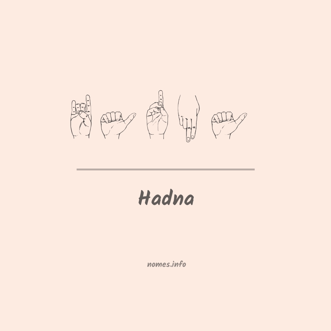 Hadna em Libras