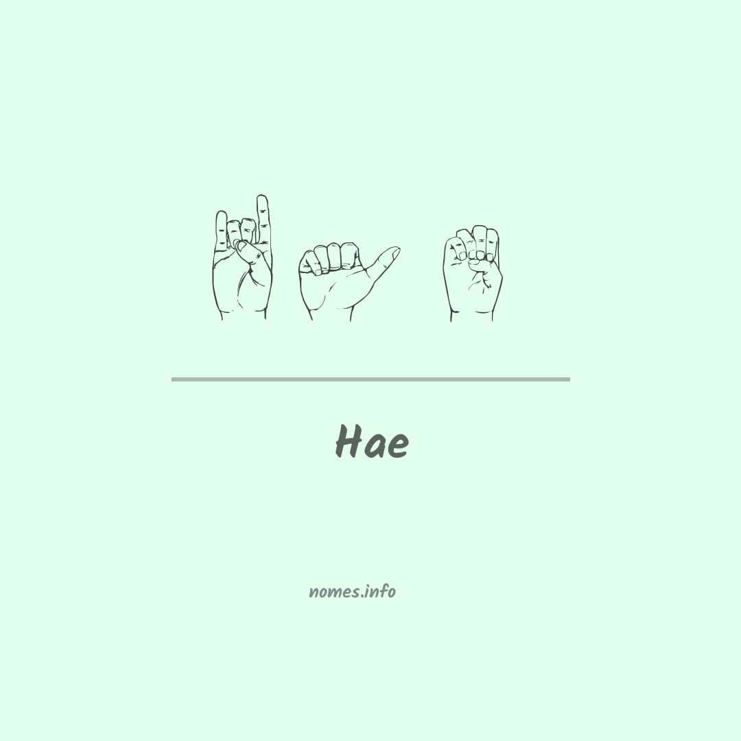 Hae em Libras