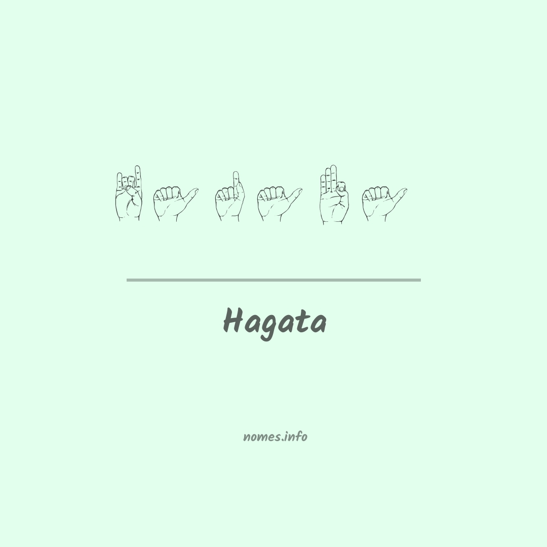 Hagata em Libras