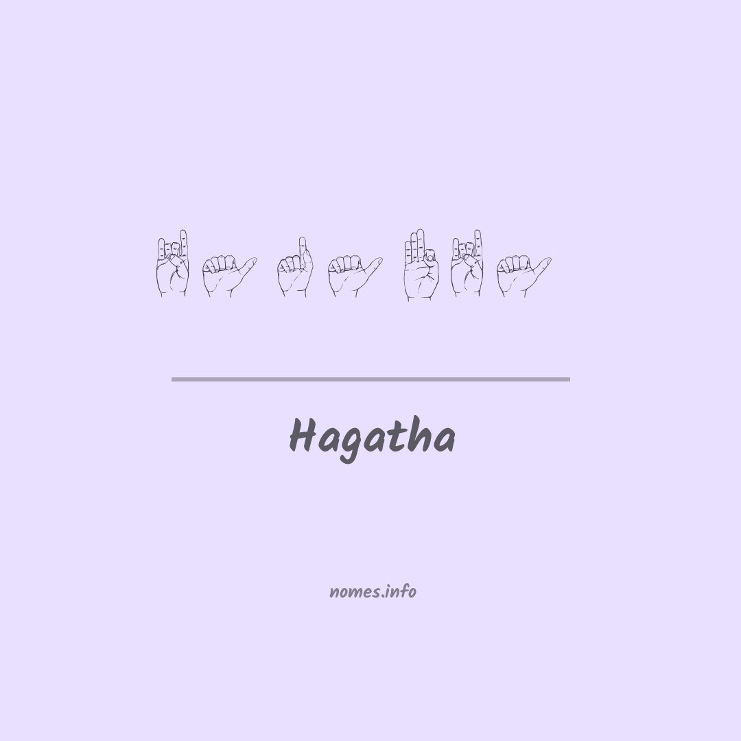 Hagatha em Libras