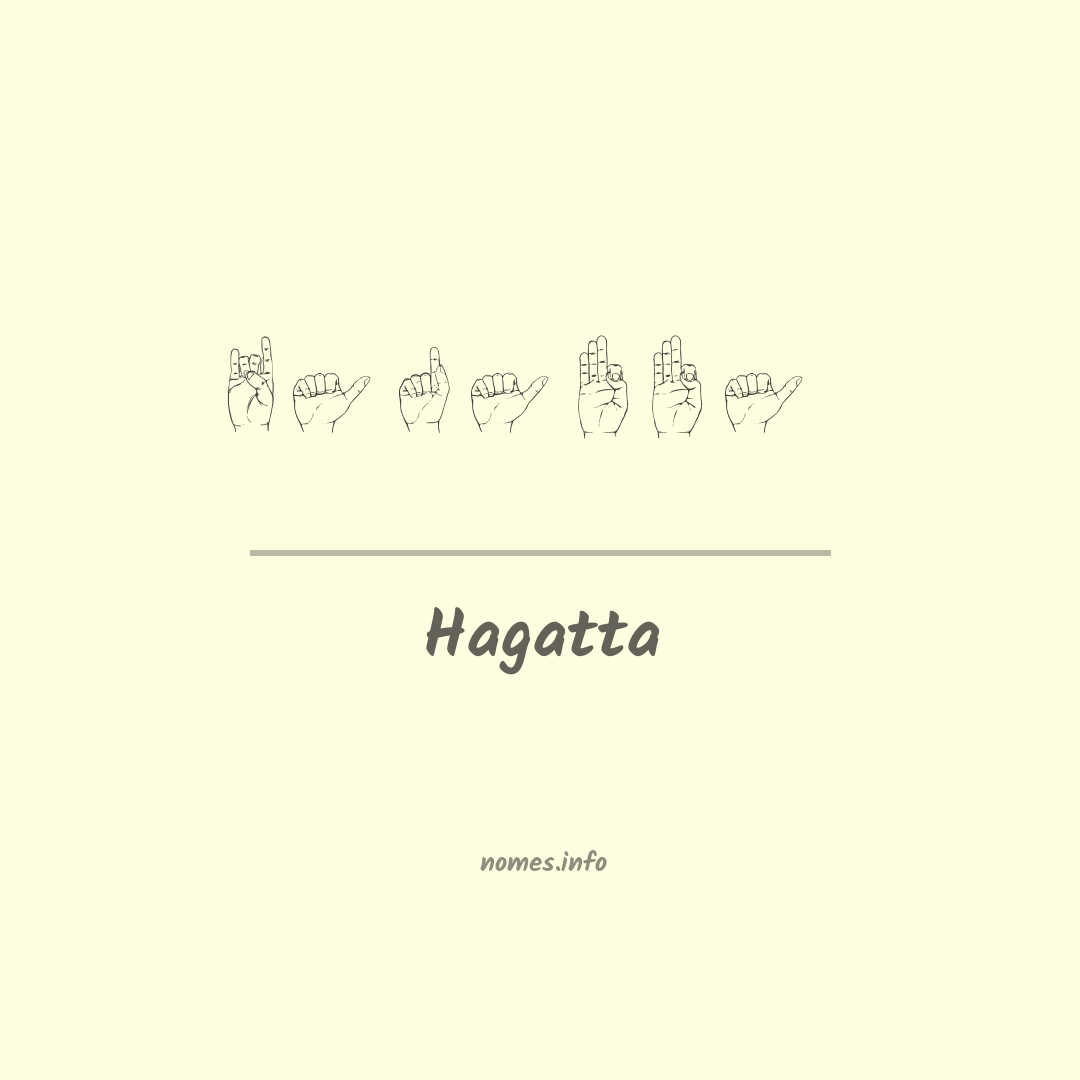 Hagatta em Libras