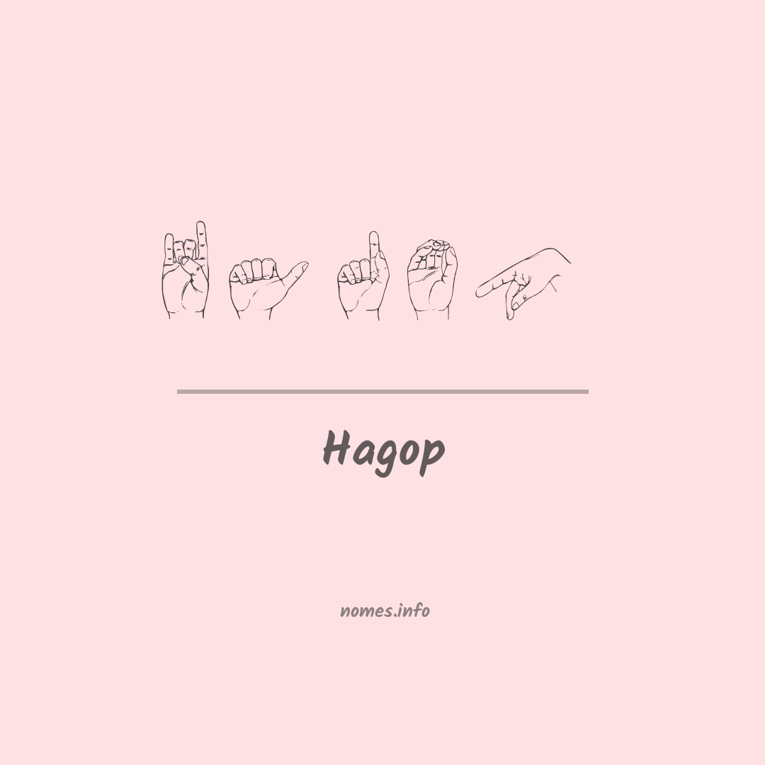 Hagop em Libras
