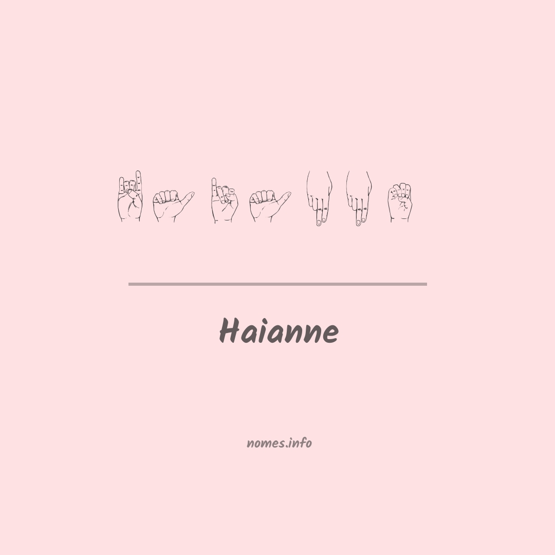 Haianne em Libras Haianne em Libras