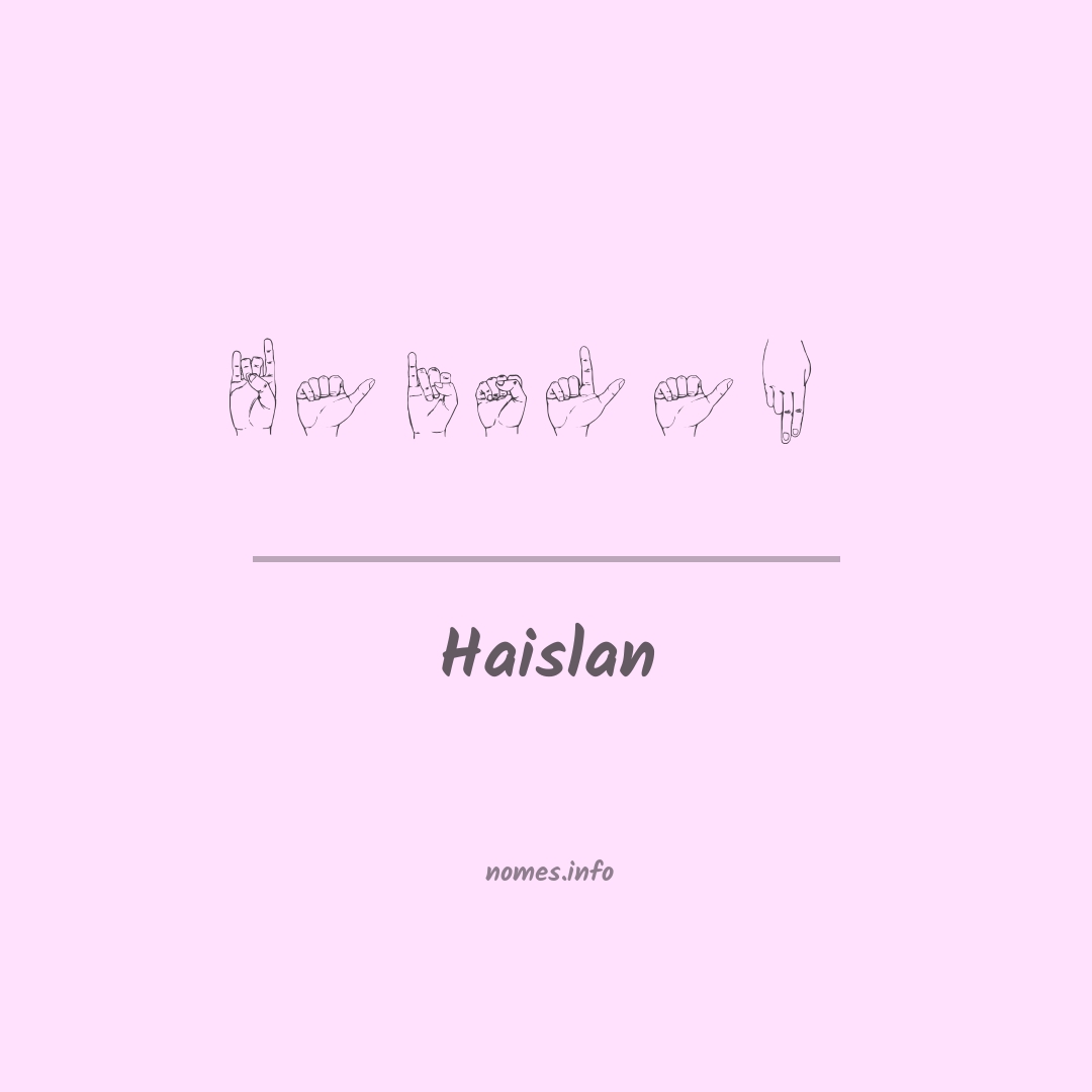 Haislan em Libras Haislan em Libras