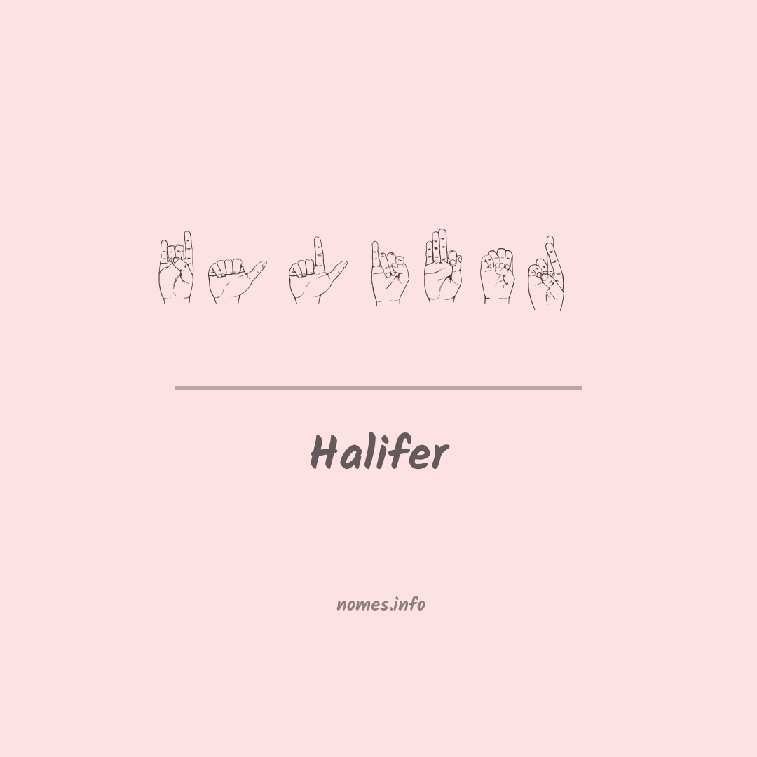 Halifer em Libras