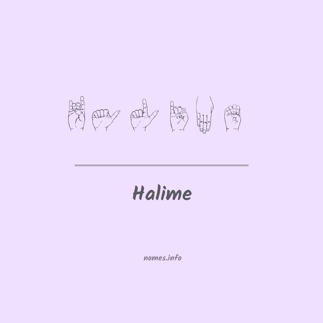 Halime em Libras