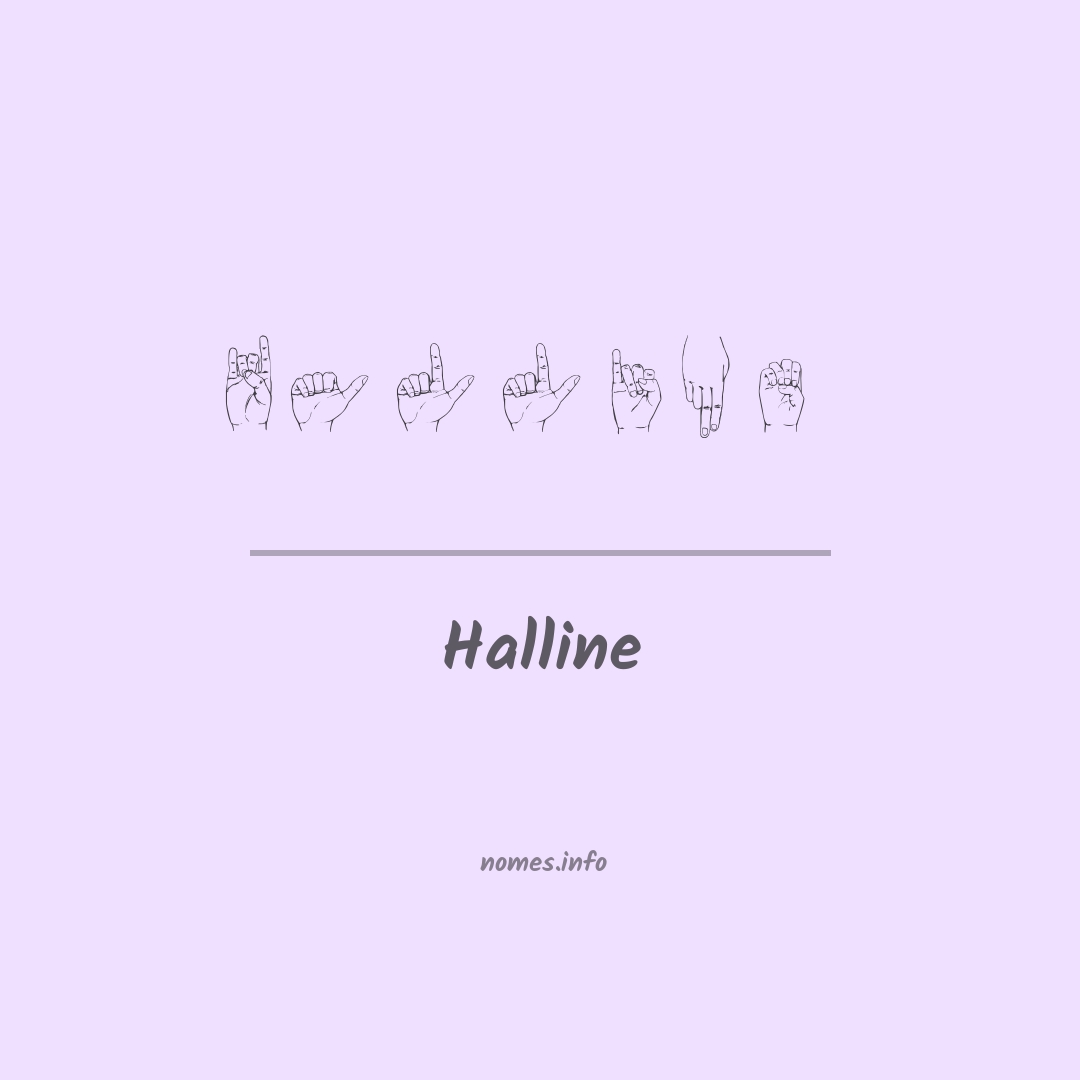 Halline em Libras