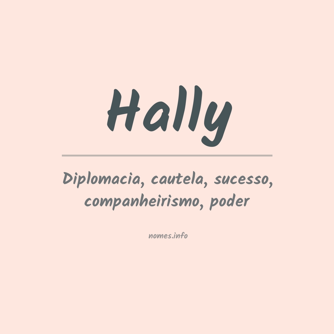 Significado do nome Hally