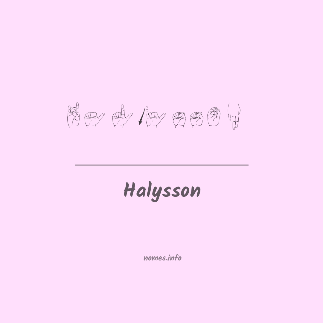 Halysson em Libras