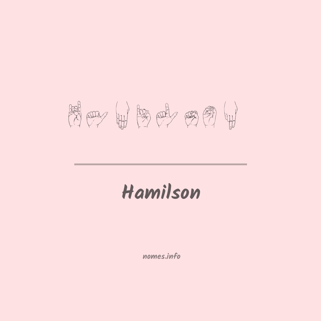 Hamilson em Libras