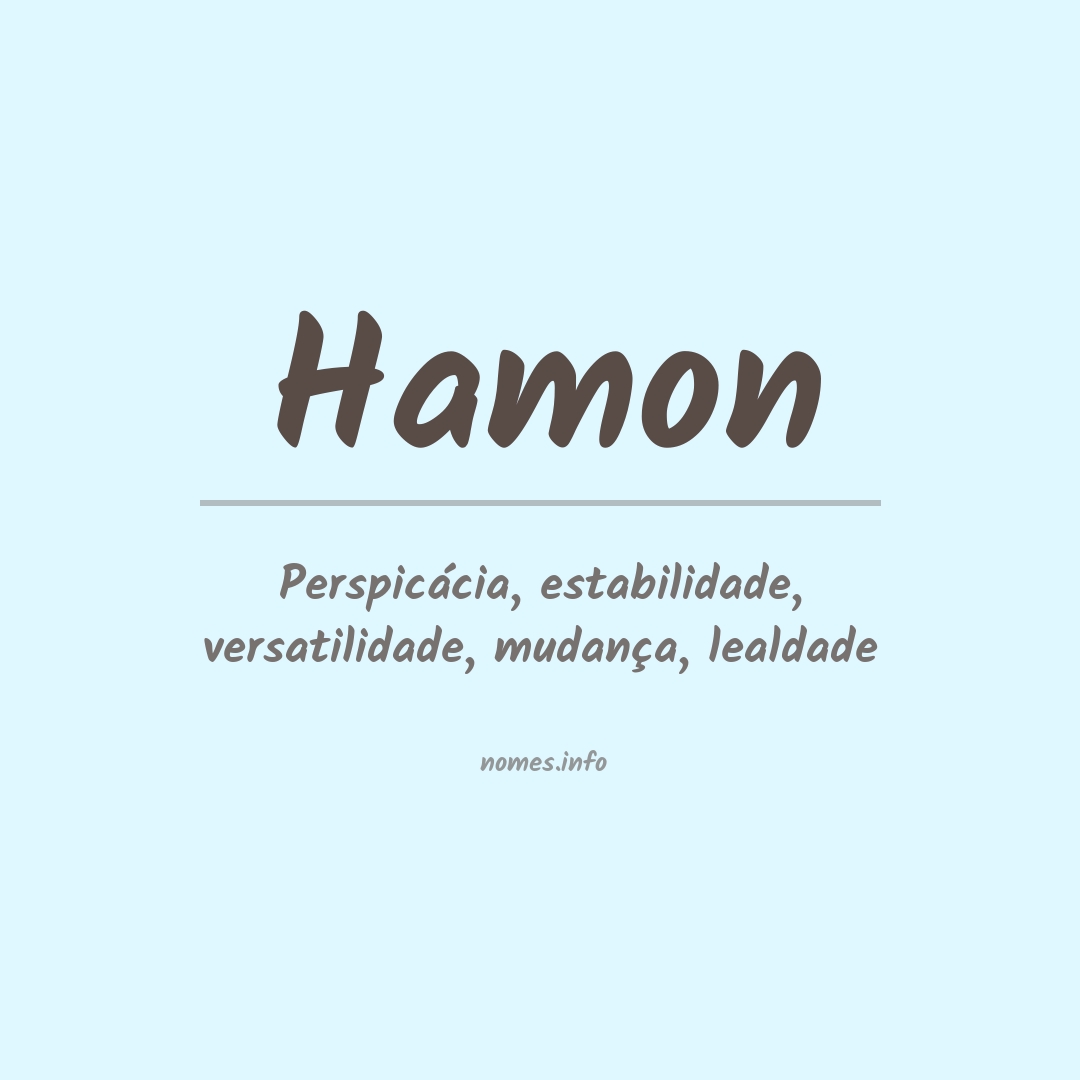 Significado do nome Hamon