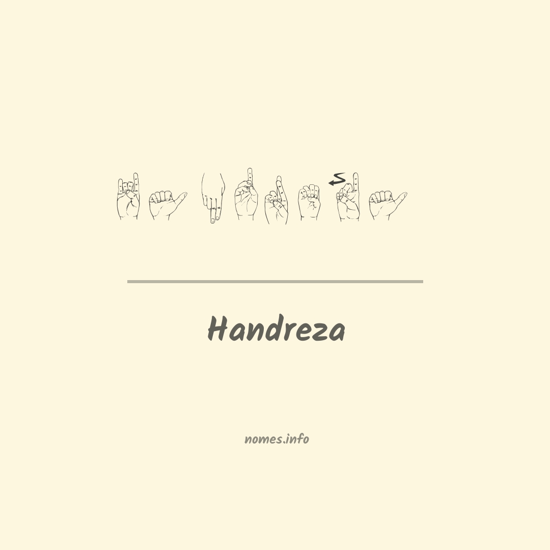 Handreza em Libras
