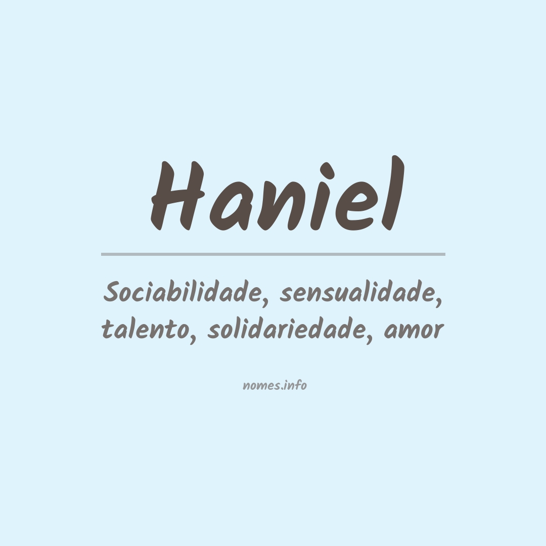 Significado do nome Haniel