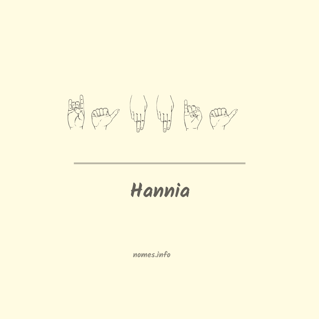 Hannia em Libras Hannia em Libras