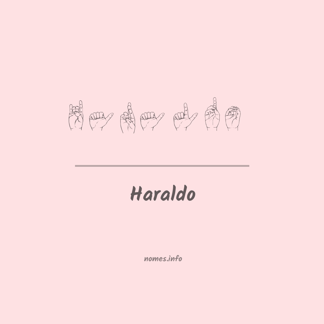 Haraldo em Libras
