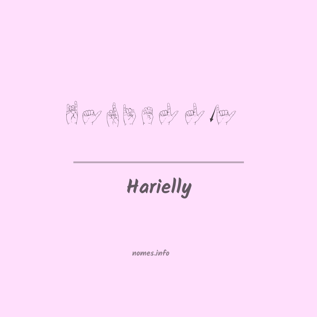 Harielly em Libras