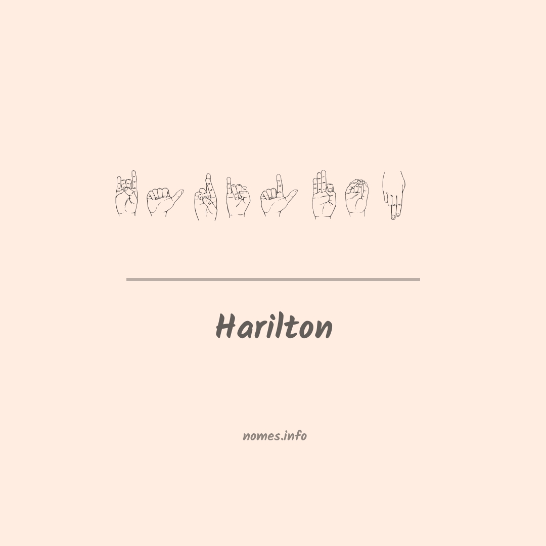 Harilton em Libras