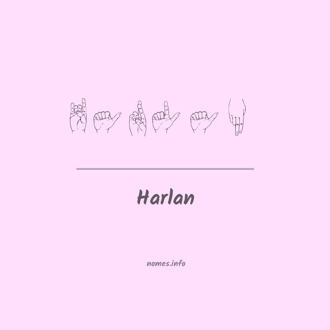 Harlan em Libras