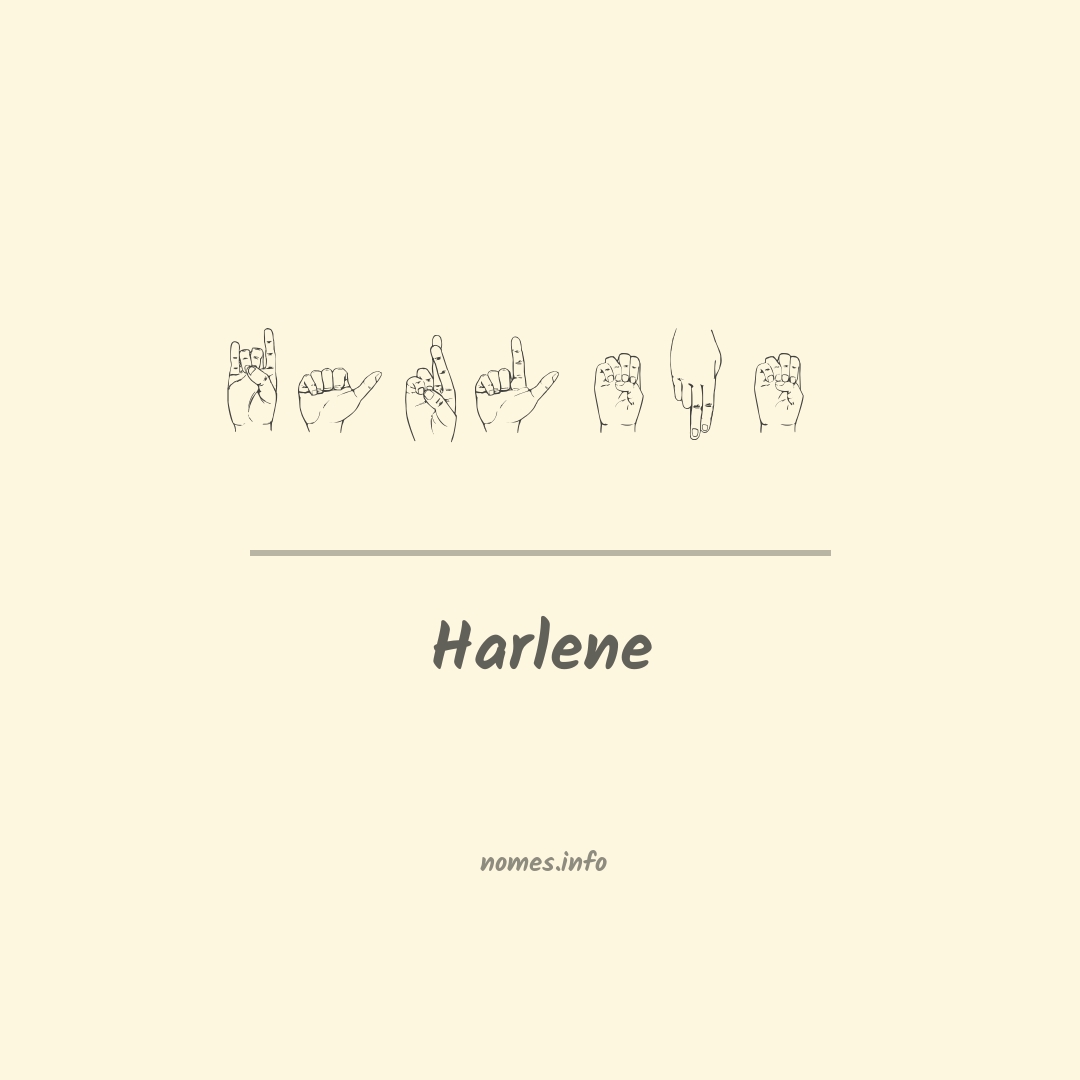 Harlene em Libras