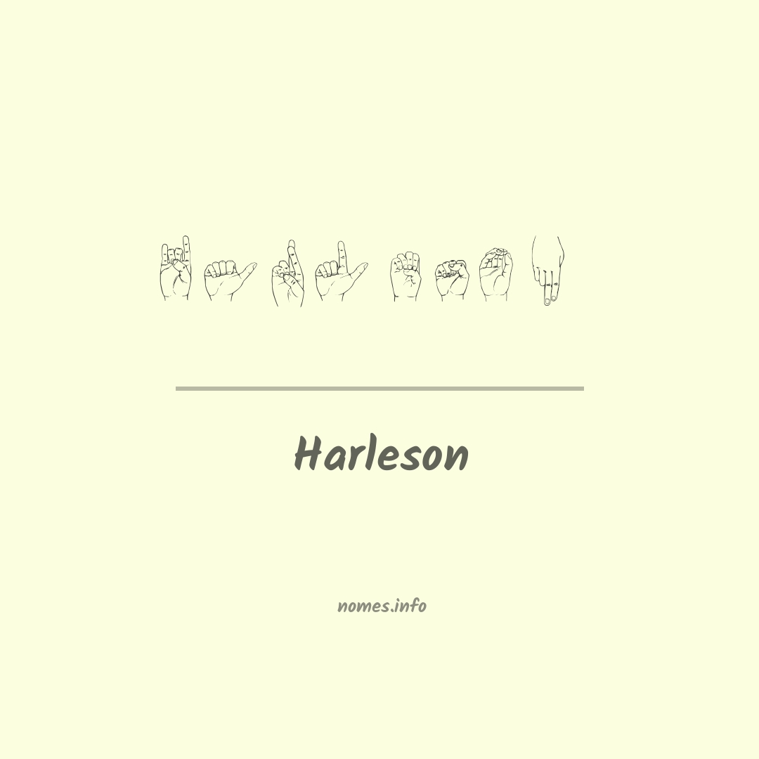 Harleson em Libras