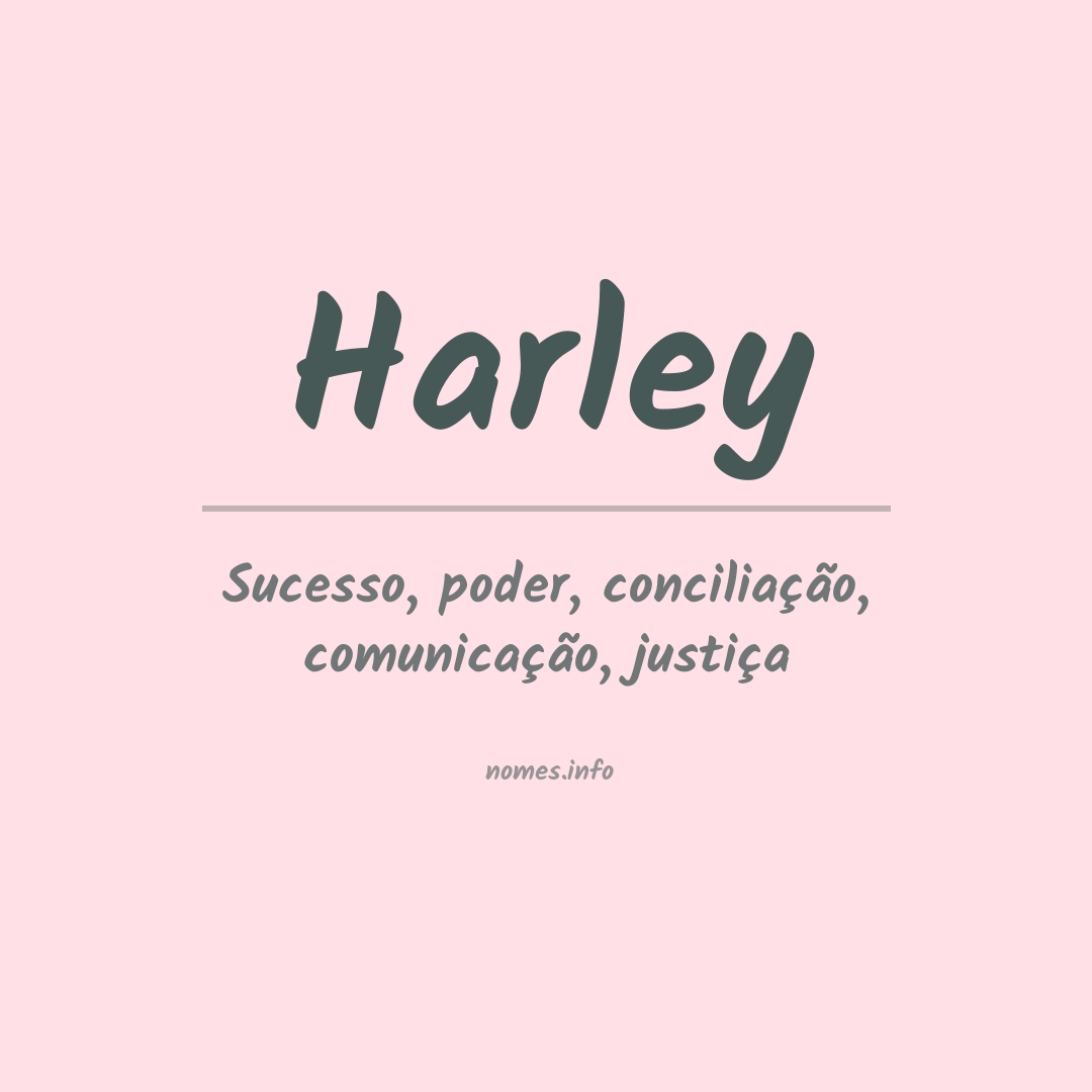Significado do nome Harley