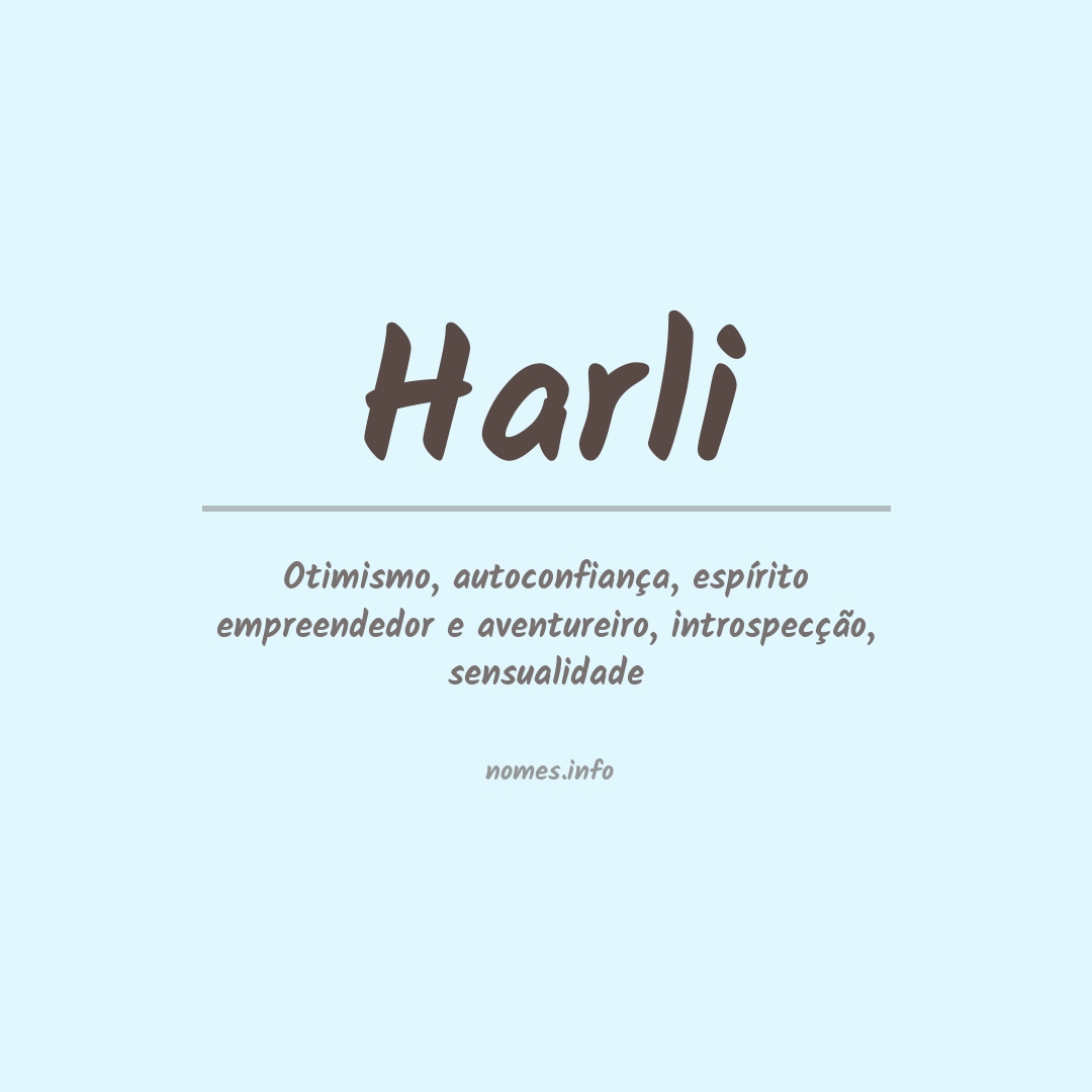 Significado do nome Harli