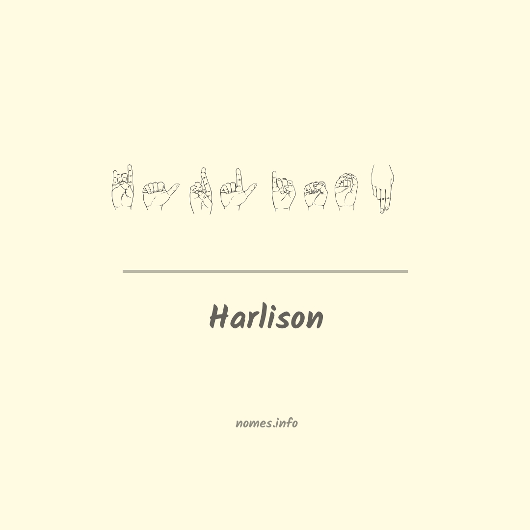 Harlison em Libras