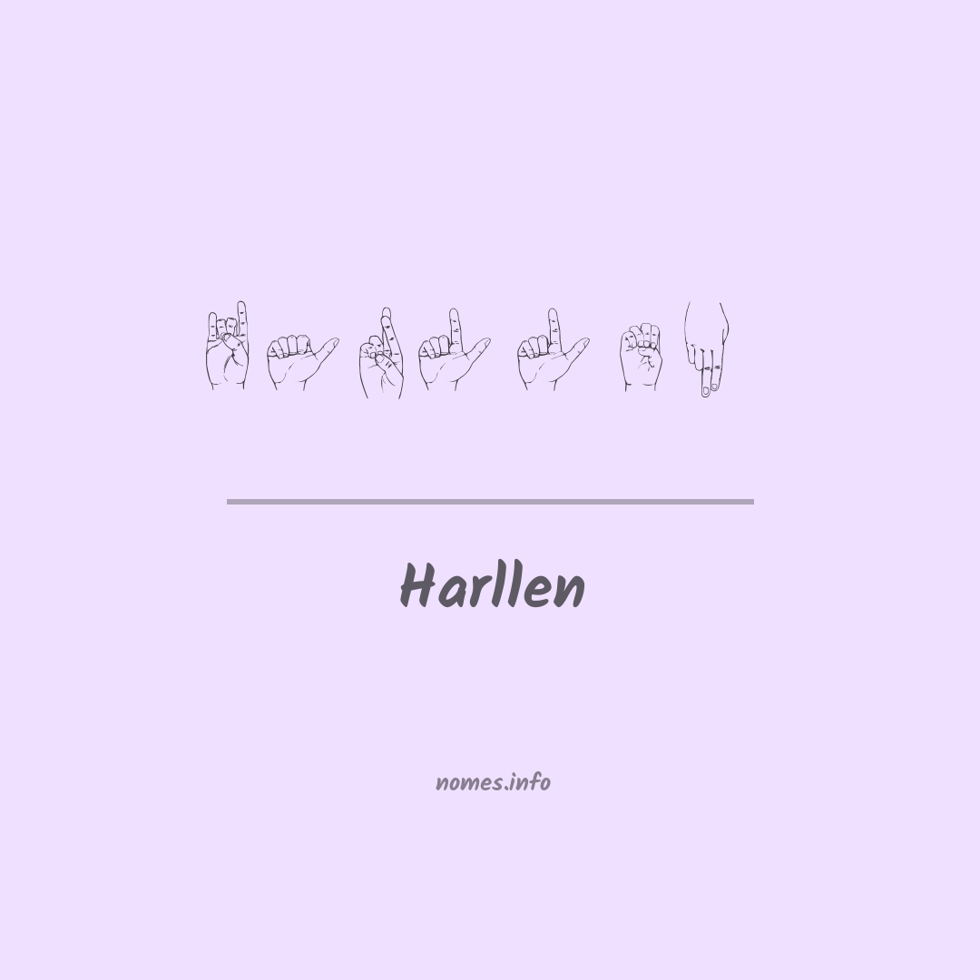 Harllen em Libras