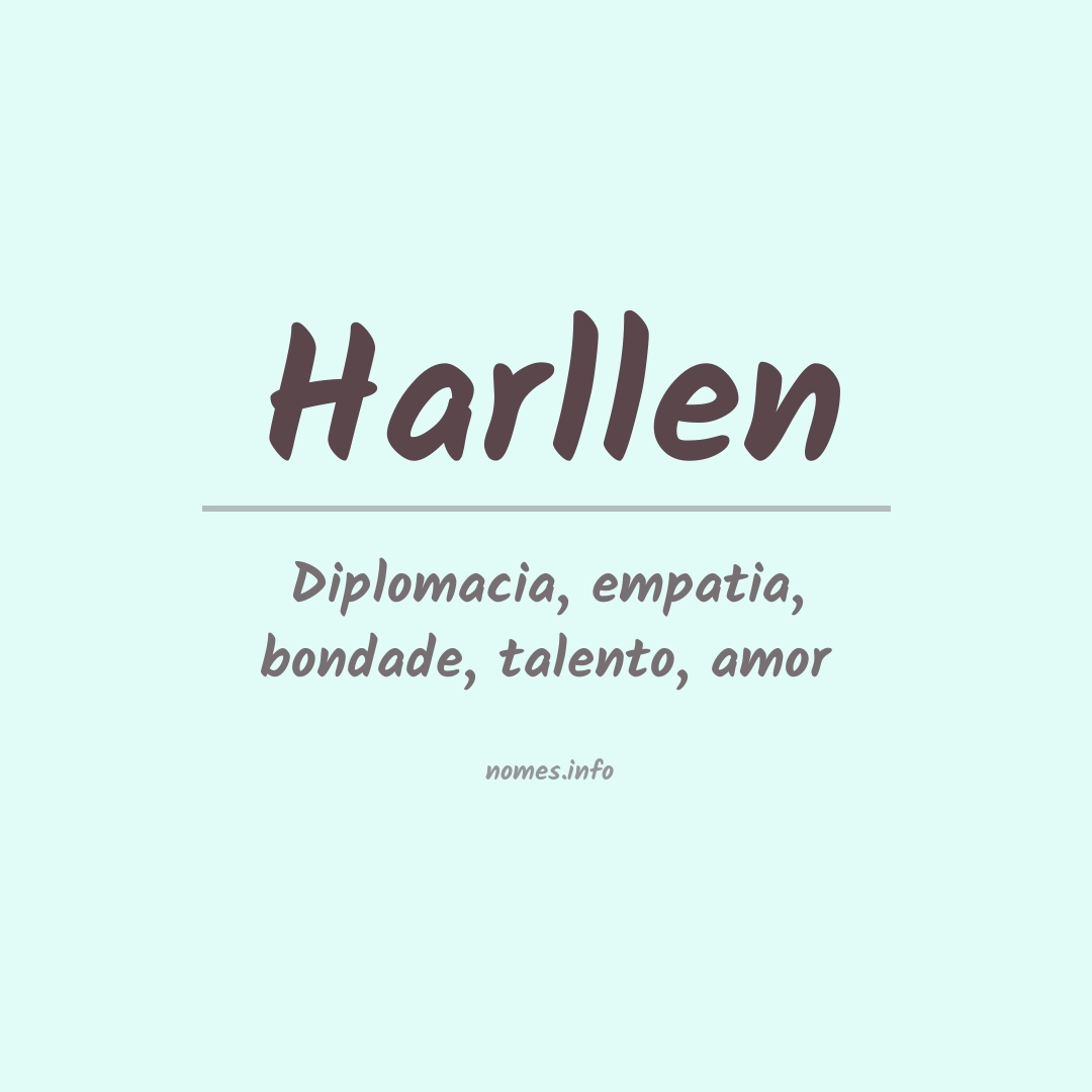 Significado do nome Harllen