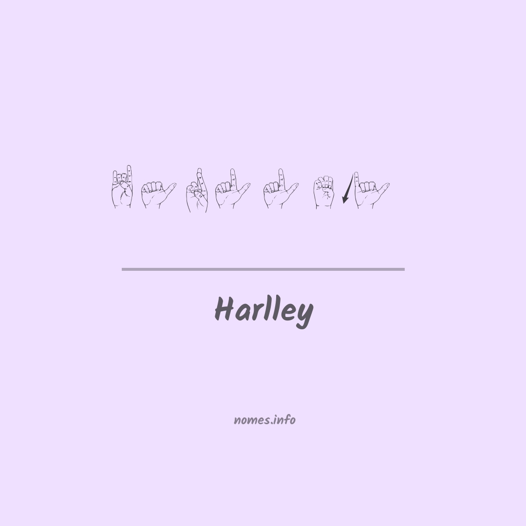 Harlley em Libras