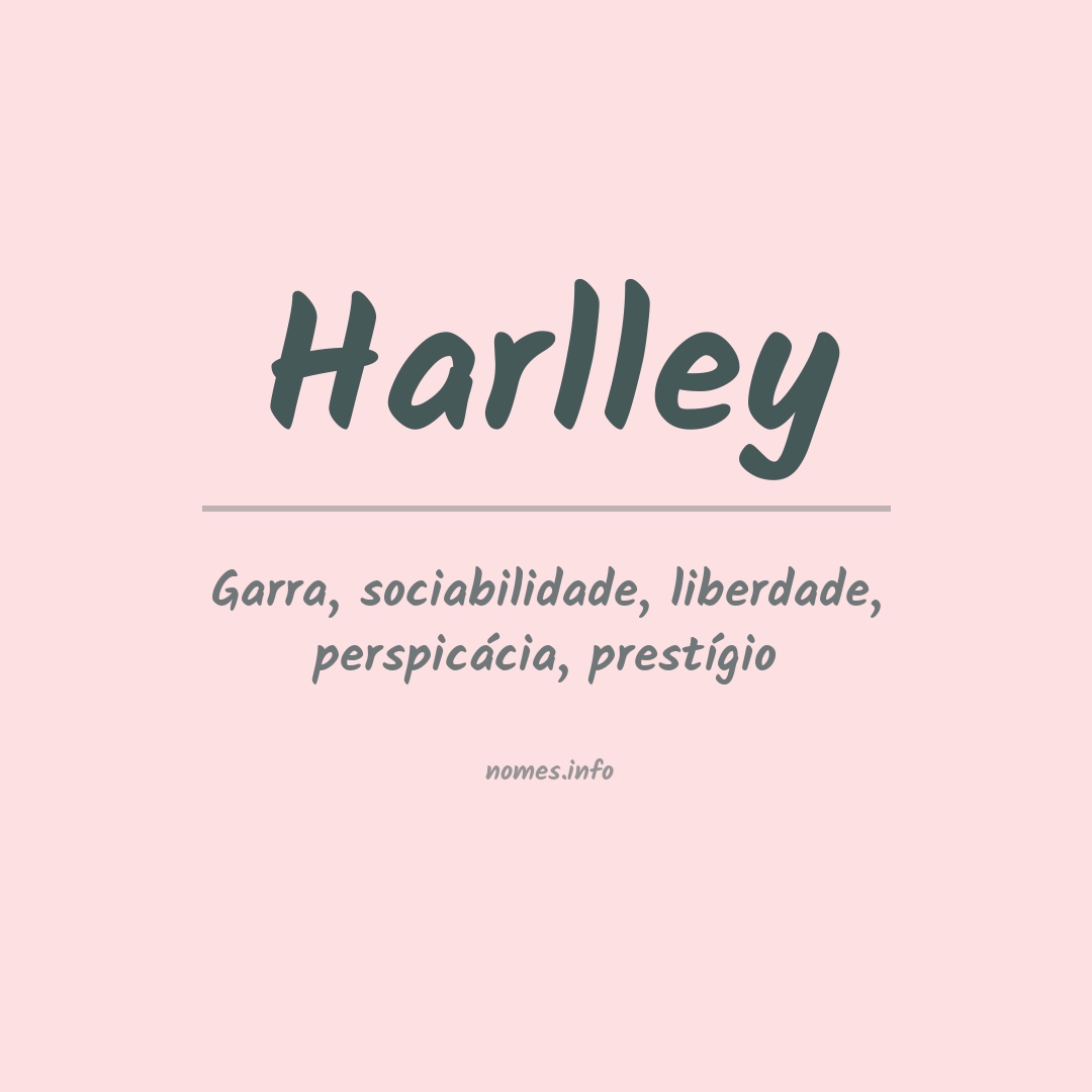 Significado do nome Harlley