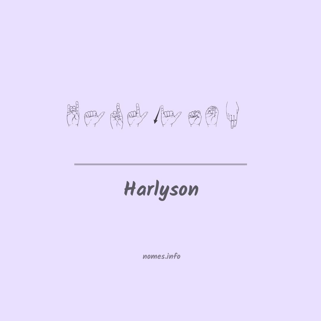 Harlyson em Libras