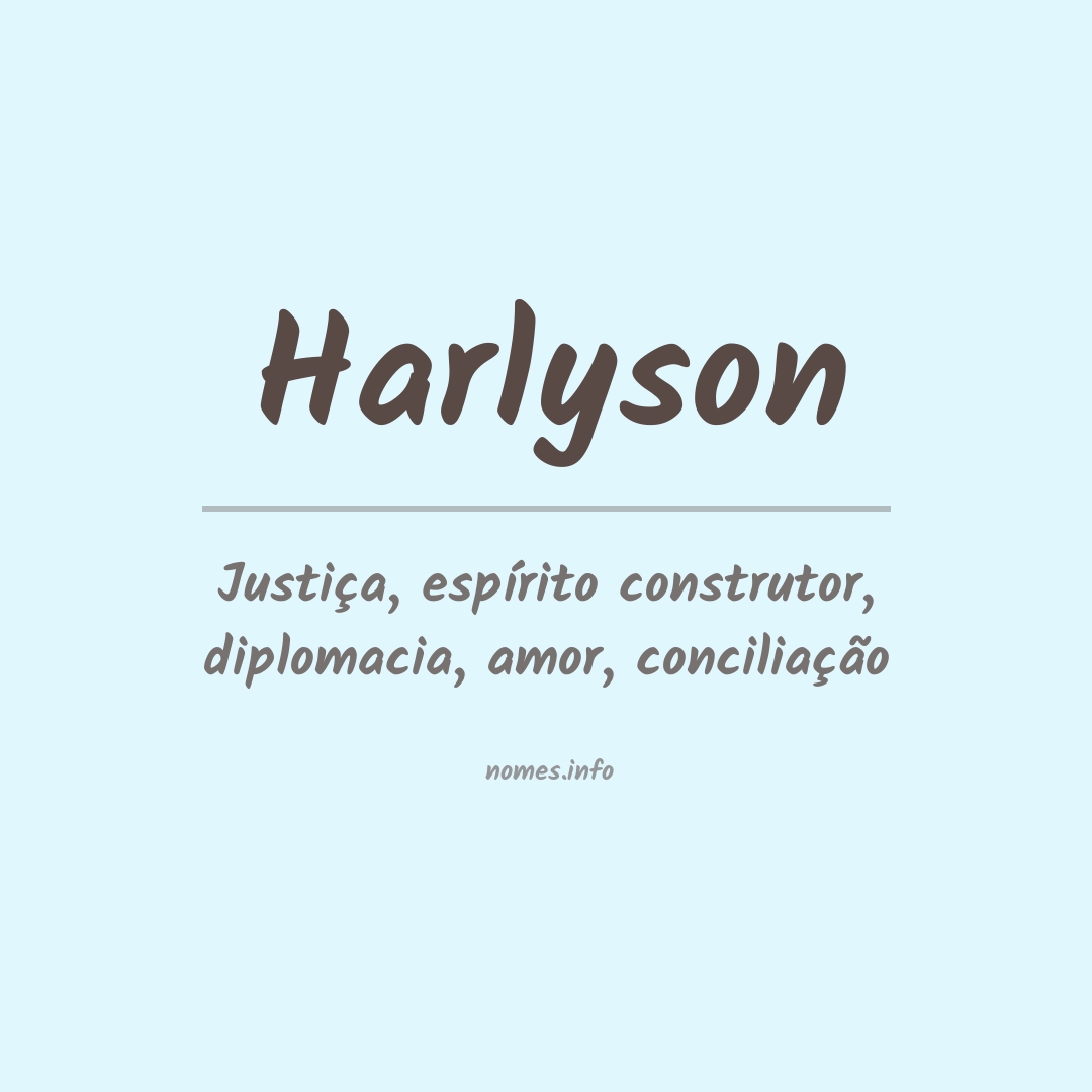 Significado do nome Harlyson