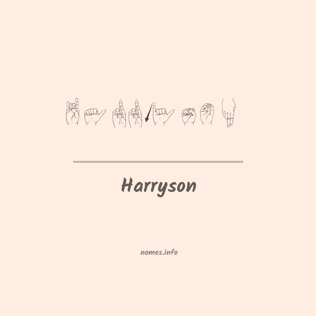 Harryson em Libras