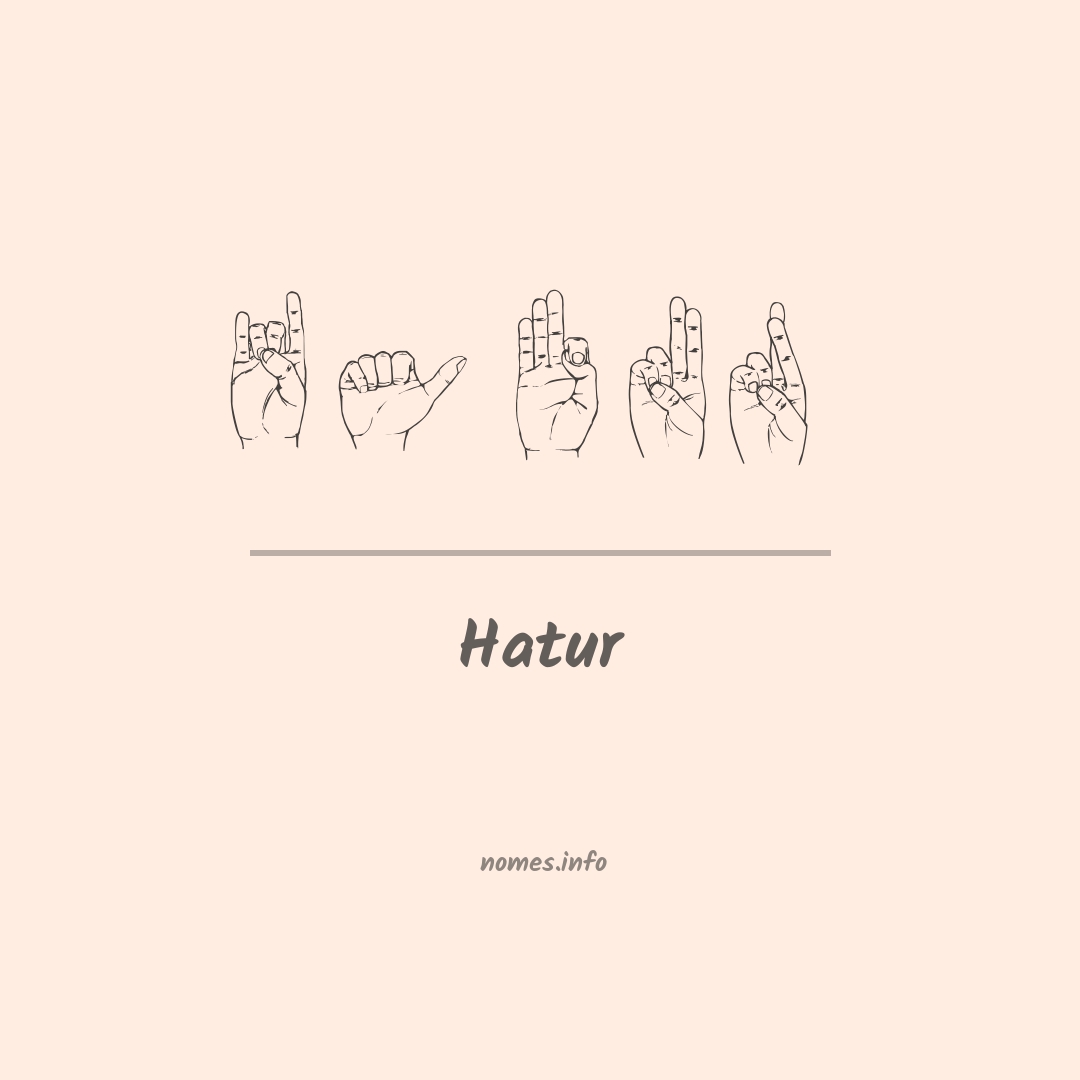 Hatur em Libras