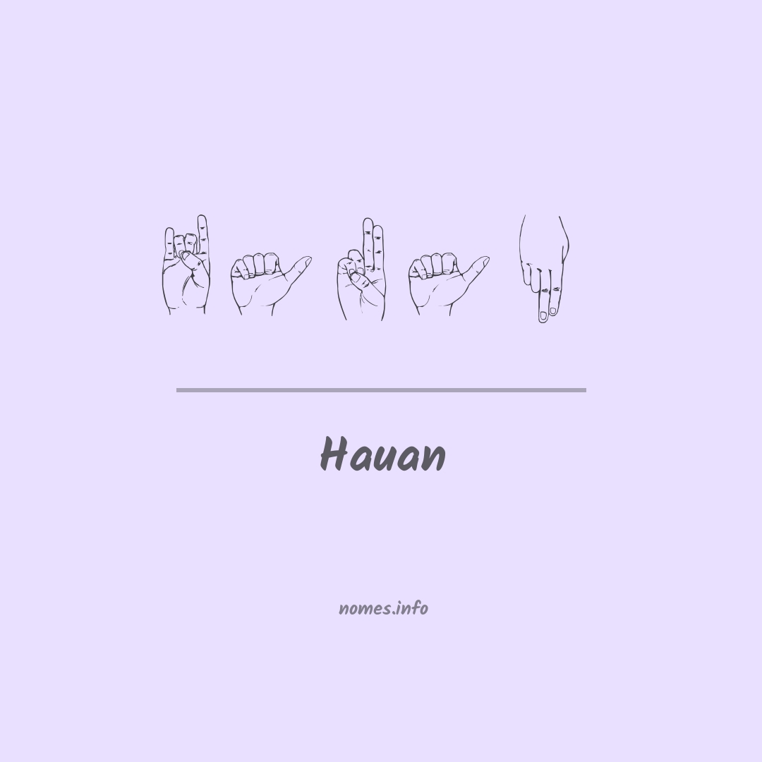 Hauan em Libras