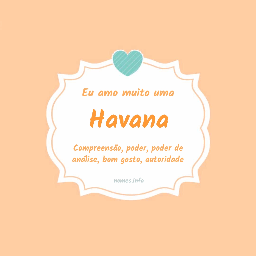 Eu amo muito Havana