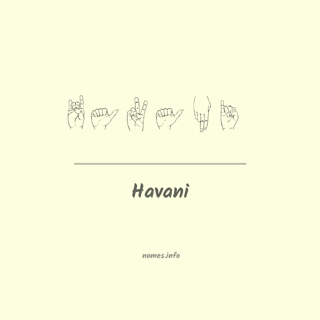 Havani em Libras