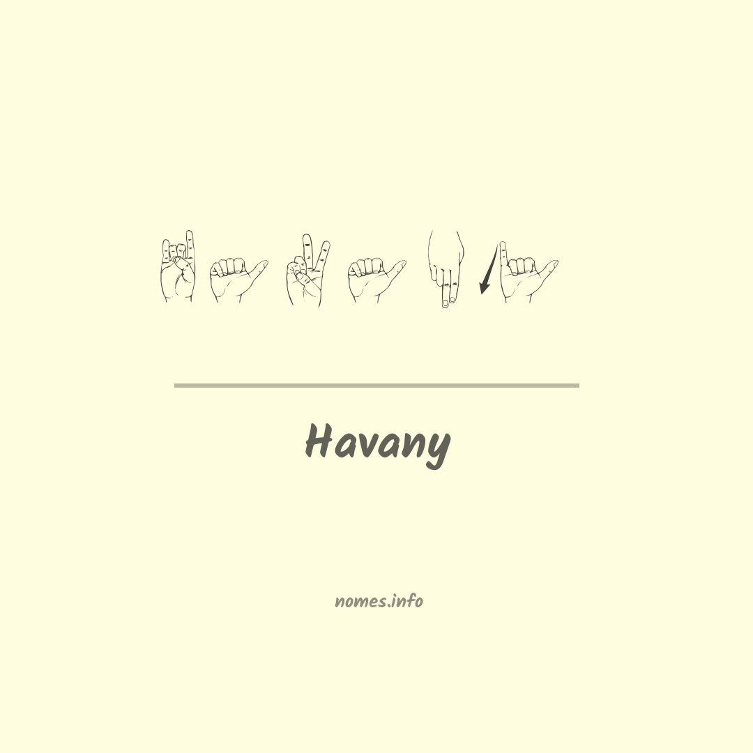 Havany em Libras