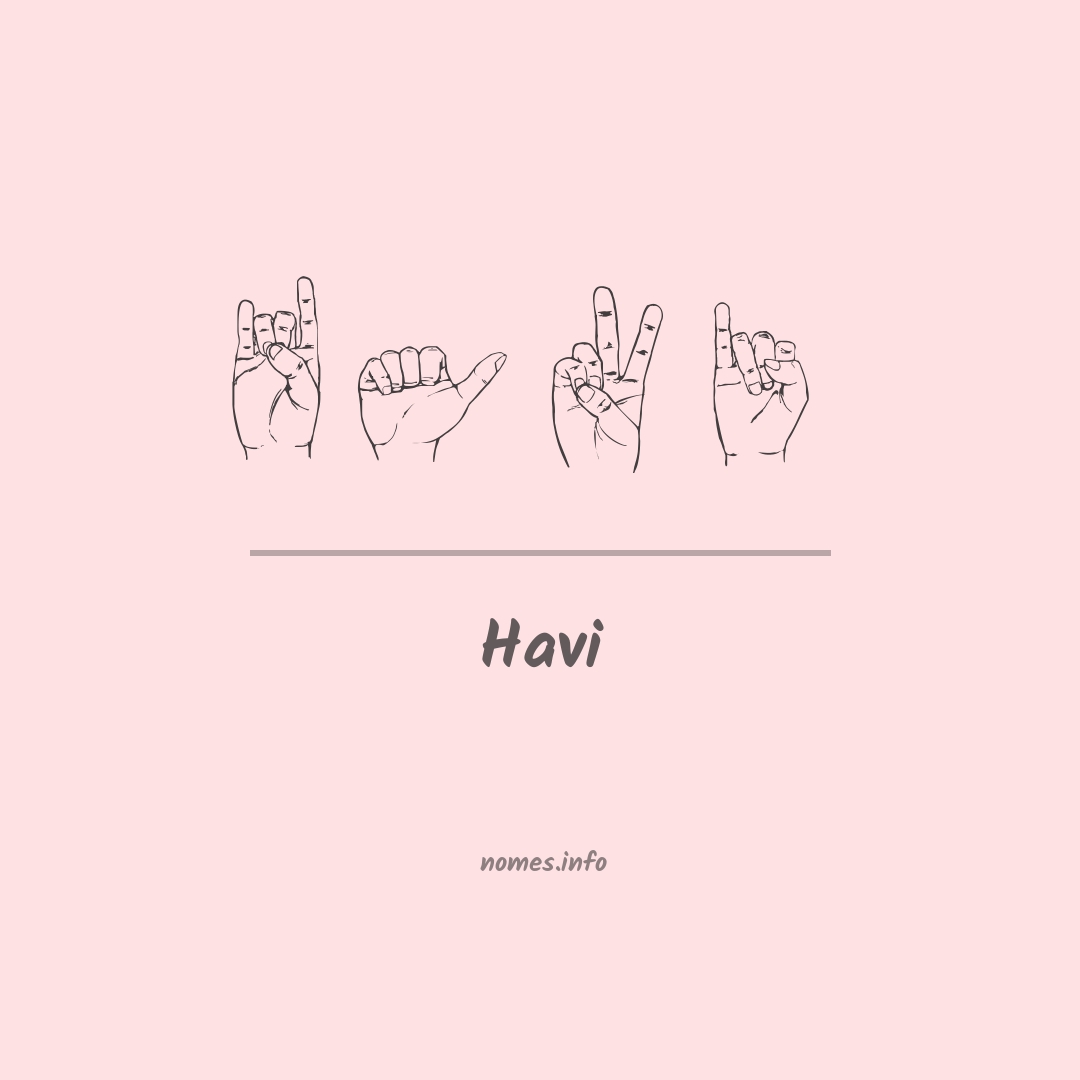 Havi em Libras