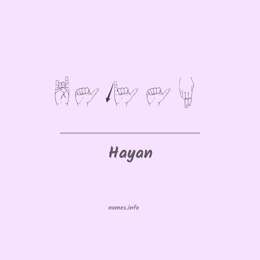 Hayan em Libras