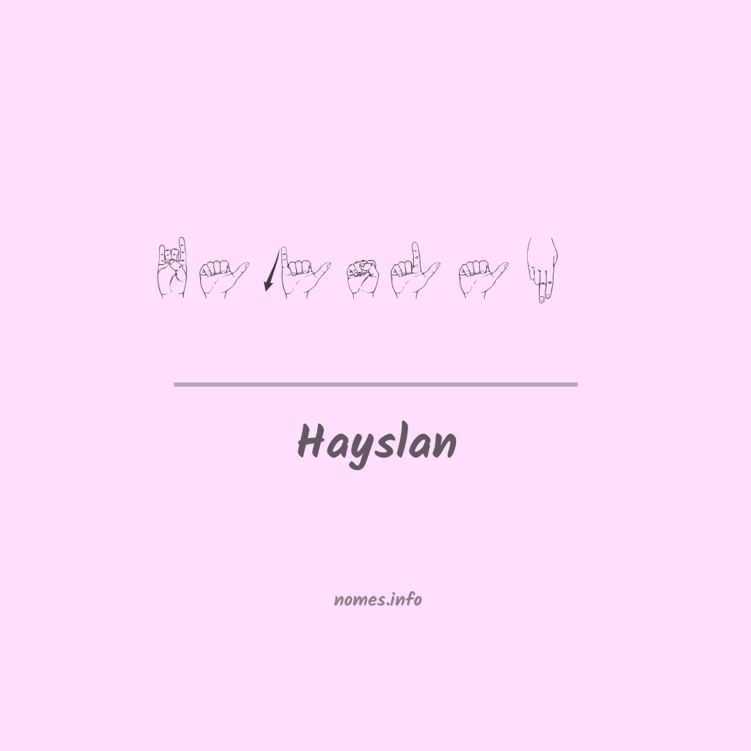 Hayslan em Libras Hayslan em Libras