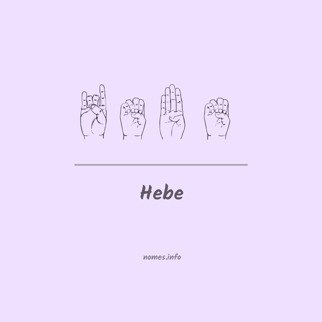 Hebe em Libras
