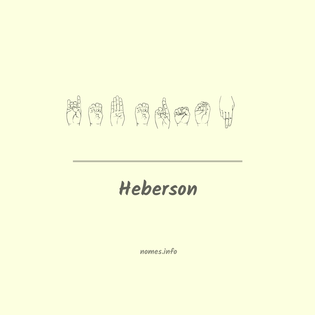 Heberson em Libras