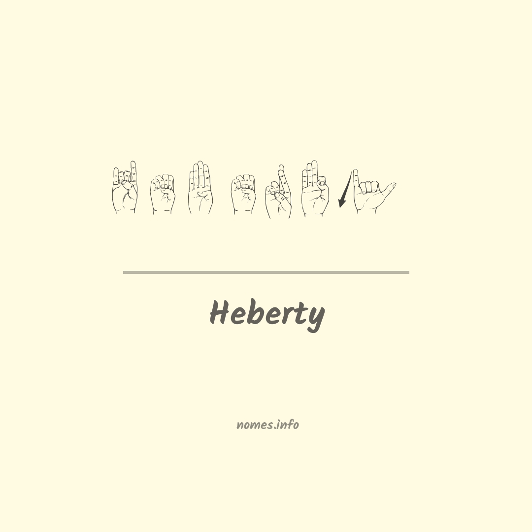 Heberty em Libras