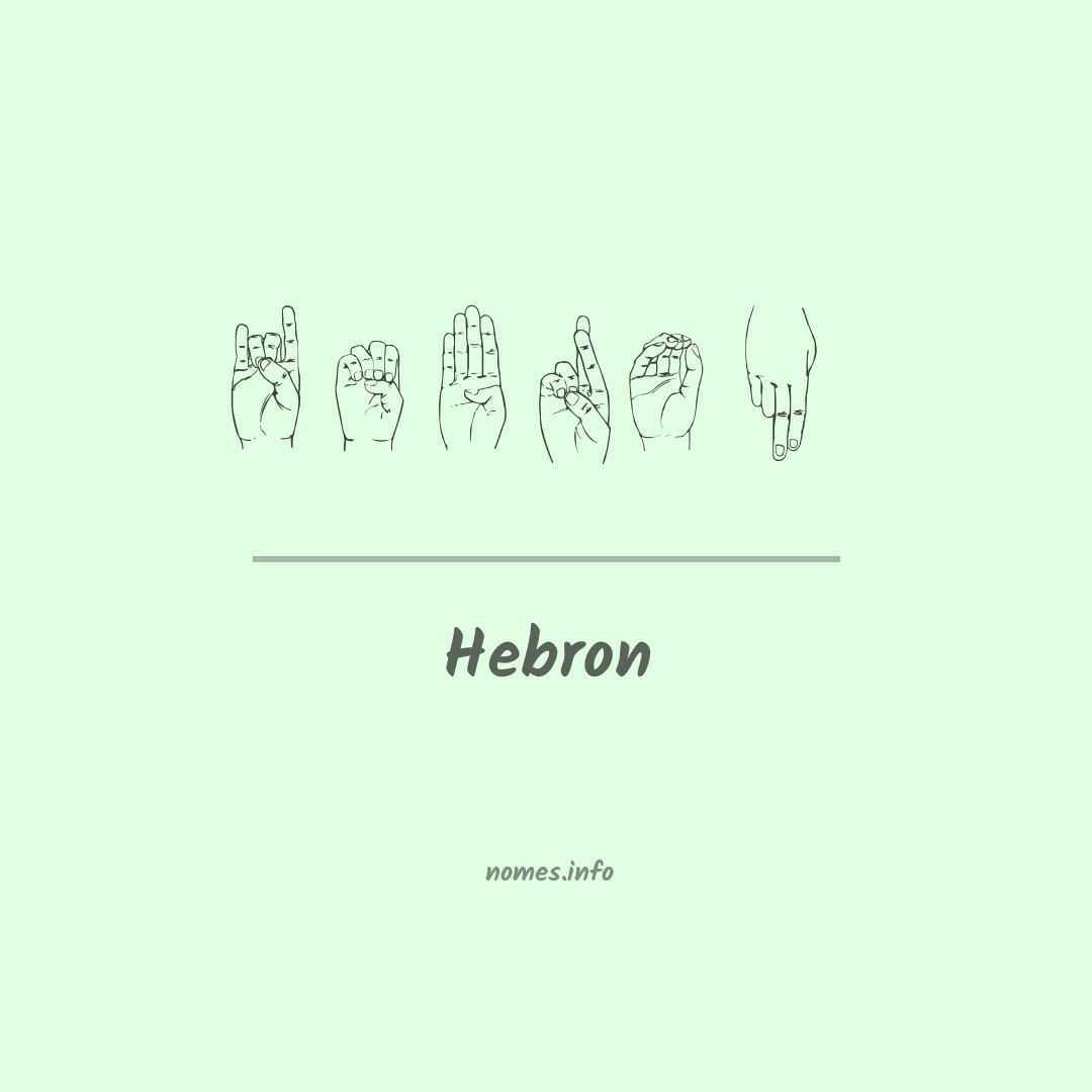 Hebron em Libras
