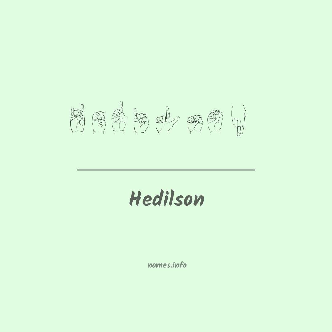 Hedilson em Libras